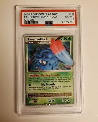 Pokemon - Tangrowth LV.X - PSA 6 - 99/99 - Platinum Arceus - EX-MT • $29.99