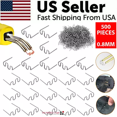 500PCS Hot Stapler Staples Repair Kit For Plastic Welder Gun Car Bumper Fender • $8.99