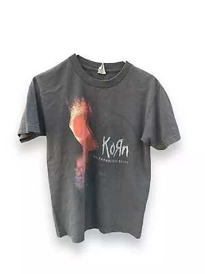 $24.99 • Buy Vintage Korn The Paradigm Shift Short Sleeve Grey Men's Tour T-Shirt Size Small