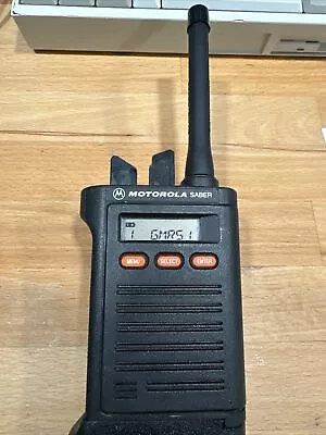 Motorola Saber 2 II Radio 440MHz To 470MHz GMRS No Battery Includes Belt Clip • $79.99
