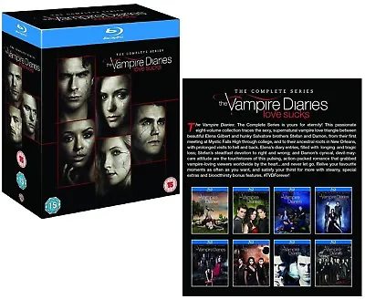 THE VAMPIRE DIARIES 1-8 (2009-2017): COMPLETE TV Season Series - Rg Free BLU-RAY • $126.45