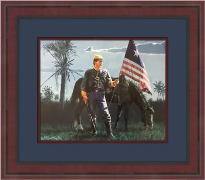 Mort Kunstler Civil War Print Florida Secedes Custom Framed • $75