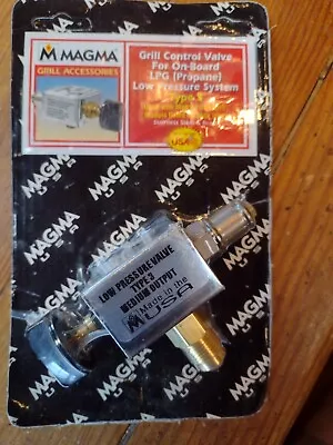 Grill Control Valve Type 3. Magma Propane System For Low Pressure System New  • $14.95