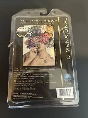 Dimensions Petite Gold Collection Cross Stitch Kit “Garden Lady” • £16.25