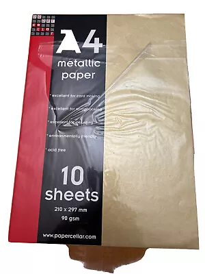£1 • Buy A4 Pearl Paper Pale Metallic 90gsm - 5 Sheets