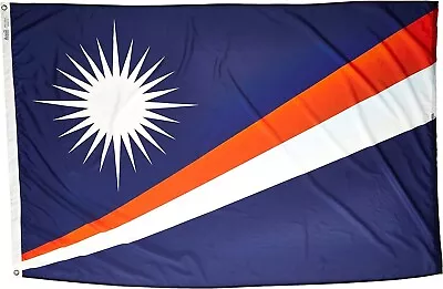 Marshall Islands Flag 4x6FT Annin 195522 NYL-GLO High Quality Made NEW NO BOX • $29.33