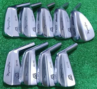 (Y) MIZUNO  PRO         MS 702  3 PW SW Head Only 9pcs  S25C Forged     Irons • $153.48