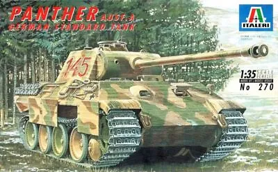 Italeri 1/35 WW2 German PANTHER AUSF.A Tank • £32.99