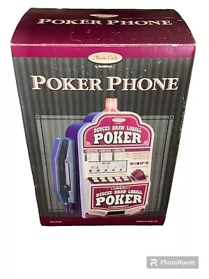 New RADICA Monte Carlo Electronic LCD Video Poker Phone Slot Machine & Bank NEW • $149.99