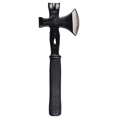 Multi Axe Tool Hatchet Wood Hammer Pry Bar Builder Nail Puller Chopper Rubber • £6.99