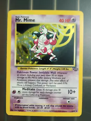 Pokemon Card - Mr. Mime Jungle 6/64 Holo Rare • $15