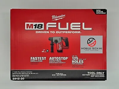 Milwaukee 2912-20 M18 18 Volt FUEL 1  SDS Plus Rotary Hammer Drill/Driver SEALED • $288.98