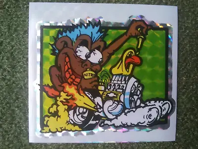 Original 80's Souped Up Hot Rods Nitro Monkey Monster Vending Machine Sticker • $23.99