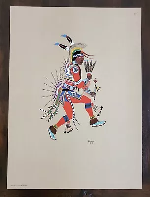 Rare Native American Indian Print By Steven Mopope • $35