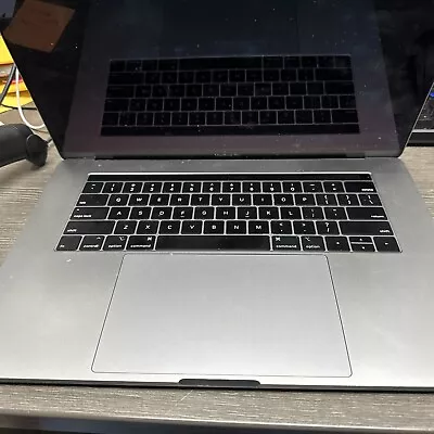 Apple MacBook Pro A1990 Gray Laptop Top Case Crack Screen W/ Keyboard SEE NOTE • $79.95