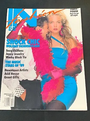 IN Fashion Magazine Dec 1988 Marcus Abel Rachel Williams Michelle Shocked! • $27.89