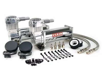 Viair 444C Chrome Air Compressor Dual Pack Air Ride Bagged  • $342.95