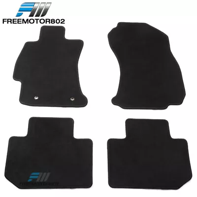 Fits 14-18 Subaru Forester All Weather Non-Slip Nylon Floor Mats Carpet - Black • $39.99