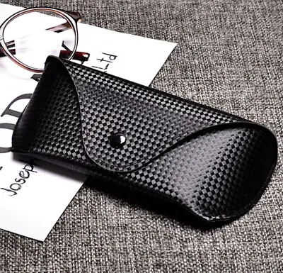 Carbon Fiber Sunglasses Case Soft Leather Cases Fits For Ran Ban Oakley Glasses • $6.99