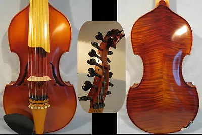 Baroque Style Viola Song Master 7×7 Strings 16  Viola D'Amore Greatsound #12962 • $1169.10