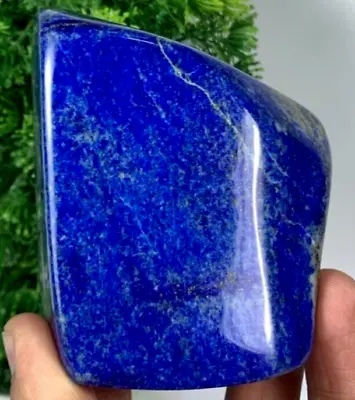 423Gram Lapis Lazuli Rough Freeform A+++ Polished Slab Crystal From Afghanistan • $49.99