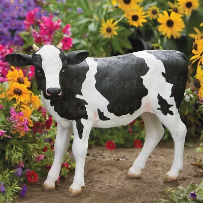Motion Activated Mooing Clarabelle The Calf Cow Garden Sculpture Yard Art Decor • $99.98