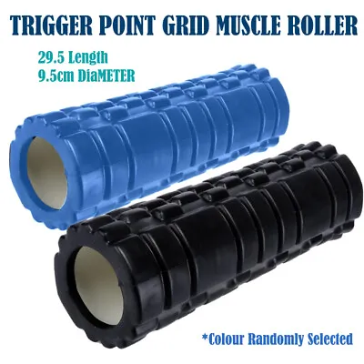 $19.38 • Buy Trigger Point Grid Design Foam Roller Massage Pilates Gym Exercise EVA AU STOCK