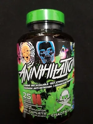  Chaotic Labz Annihilation 180 Caplets Xtreme Test/anti-estrogen/aromatase • $70