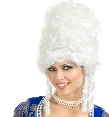 Charades Marie Antoinette Victorian Baroque Wig Woman Lady Steampunk Stage Act • $38.95