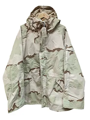 Genuine US Army Tri Colour Desert Camo Gore-Tex ECWCS Parka Jacket X-L/Long #769 • £119.95