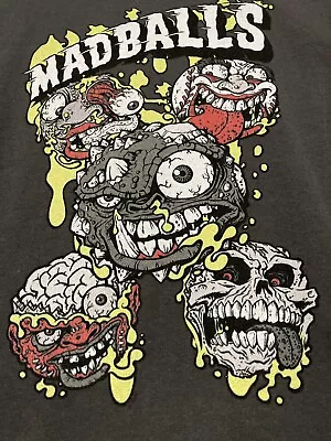 Madballs Toys Retro Tee T-shirt Youth Size Large Trading Collectible Shirt RARE • $29.95
