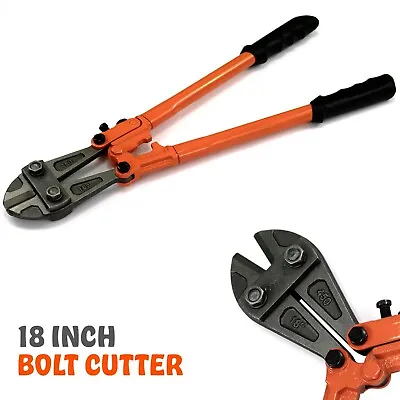 Heavy Duty 18'' 450MM Carbon Steel Bolt Cutters Wire Cable Cutter Cropper • £9.29