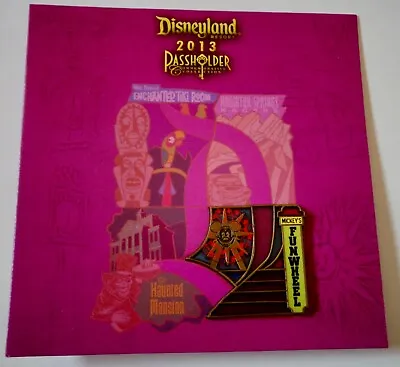 DLR Annual Passholder Stained Glass Puzzle Piece Mickey's Fun Wheel Pin LE • $28.95