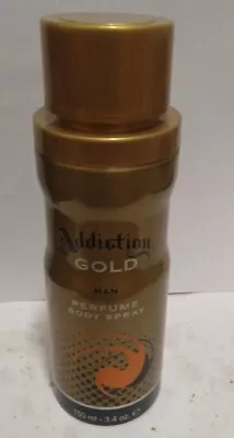 1 X Addiction GOLD Man Deodorant Body Spray 150ml For Mens New • £5