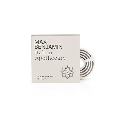 Max Benjamin Italian Apothecary Car Fragrance Refill X1 • $10.76