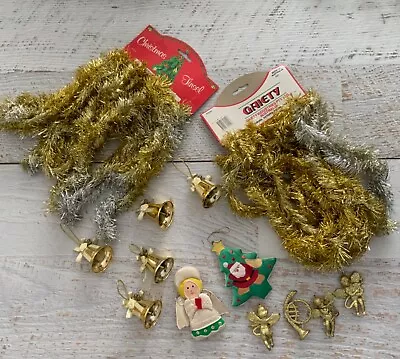 Bulk Lot Vintage Christmas Decorations & Tinsel (tinsel Early 80’s Made In Aus) • $28.90