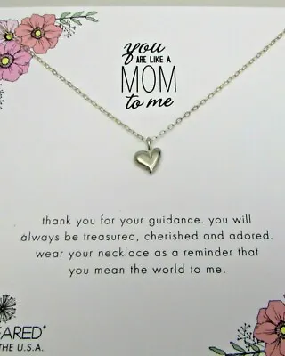 Dogeared  You Are Like A Mom To Me  18  Sterling Silver Necklace NEW • $12.95