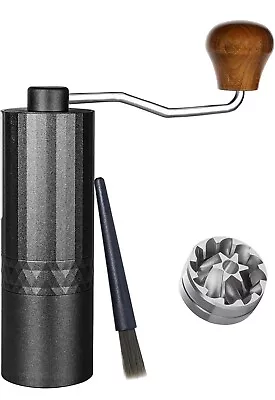 Manual Coffee Grinder Hand Coffee Grinder Adjustable Conical Stainless Burr • £24.99