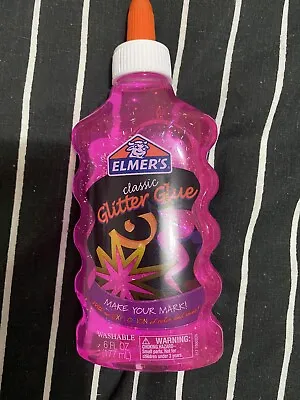 $5 • Buy New Elmer’s Classic Glitter Glue In Pink (177ml)  Elmers Original Glues