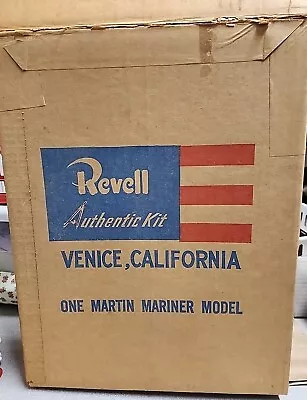 1953 Revell MARTIN PBM-5 Mariner Plastic Factory Built Display Model In Shipper. • $425