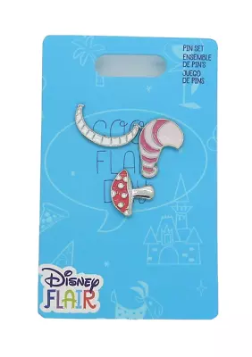 $5.50 • Buy Disney CHESHIRE CAT FLAIR  Alice In Wonderland Trading Pin Set Of 3