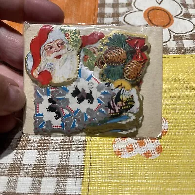 $25 • Buy Vintage Christmas Designs NEW SEALED Decorations Santa Seals