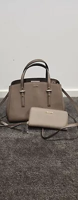 Calvin Klein Handbag And Wallet Set - Brown Crossbody Bag • $90