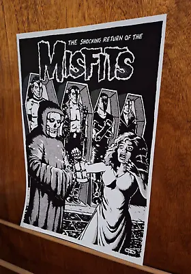 Misfits Poster Punk Rock Merch NYHC Madball Rancid Blink 182 Bad Brains Cromags • $17.98