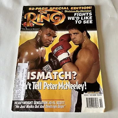 THE RING Boxing Magazine October 1995 Mike Tyson Peter McNeeley • $13.49