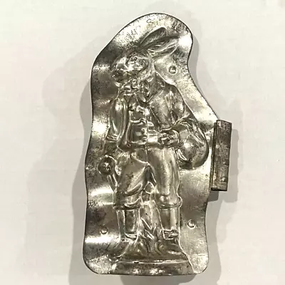 Anton Reiche Dresden Antique Chocolate Mold Rabbit Stick Bag Numbered 14713 • $339.99