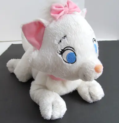 Aristocats Marie Plush White Stuffed Kitty Cat Kitten Disney Store Authentic P • $12.35