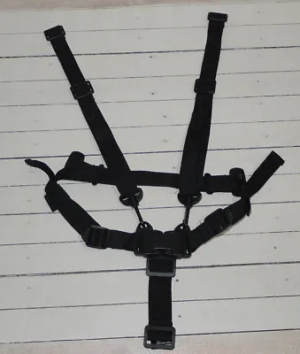 M & P BLACK TAYO URBO 2 SOLA MTX ARMADILLO LUNA SYNC TOUR PUSHCHAIR HARNESS New • £10.99