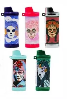 Funky Skull Face Lighter Cover – Fits Large Bic Lighter – Bulk 4 Pack • $24.99