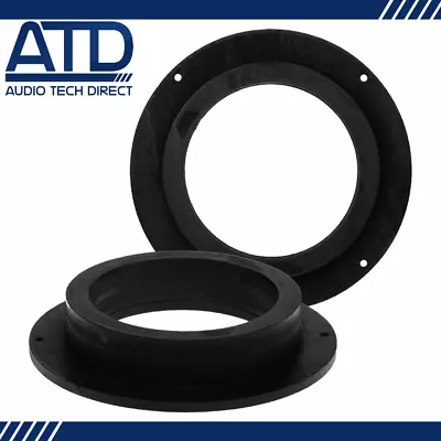 MDF Front Rear 165mm 6.5  Speaker Adaptors Rings For Audi A4 B8 B9 A5 A6 C7 Q3 • £20.45